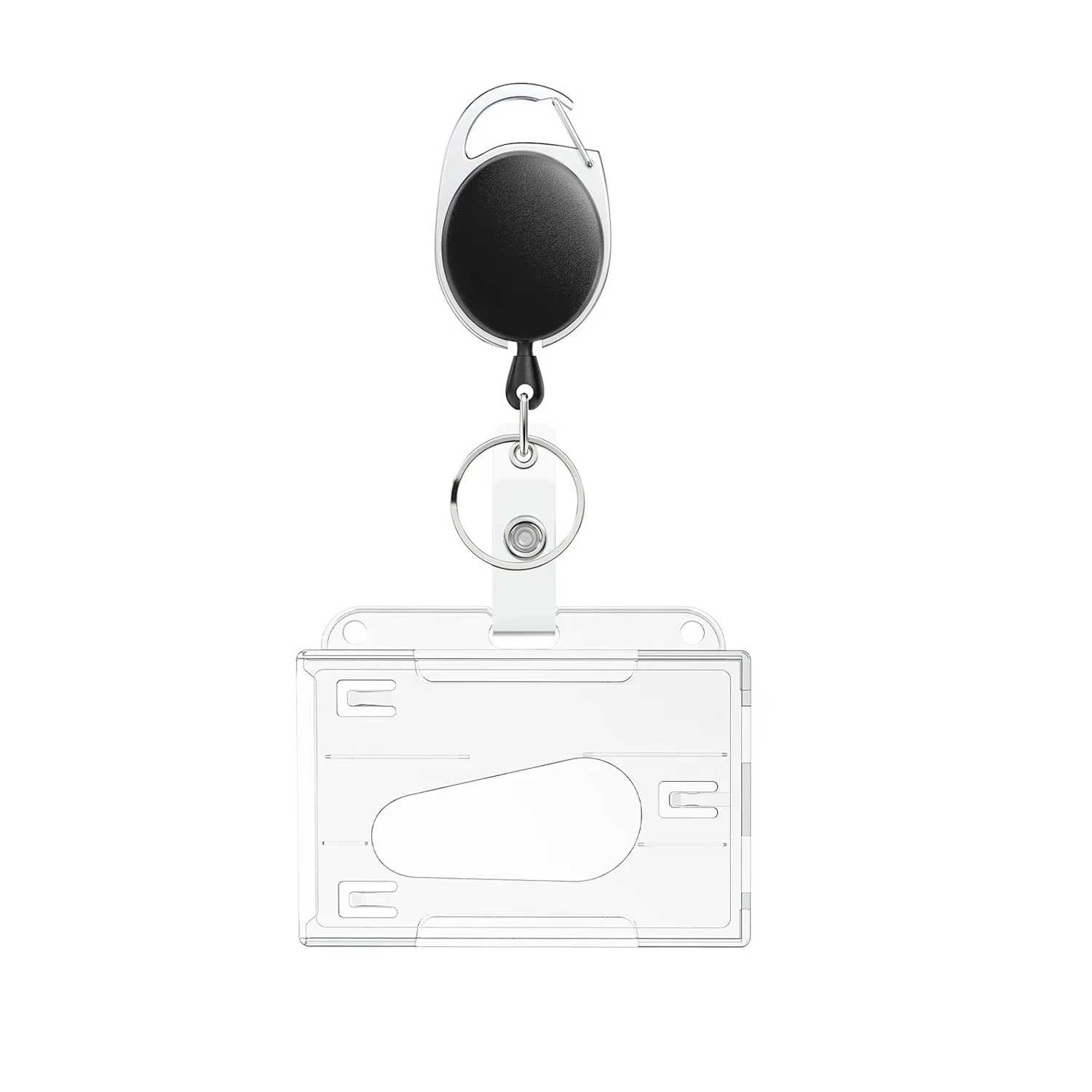 Porte-Danemark ge Transparent à Double Emplacement pour Cartes d'Identité