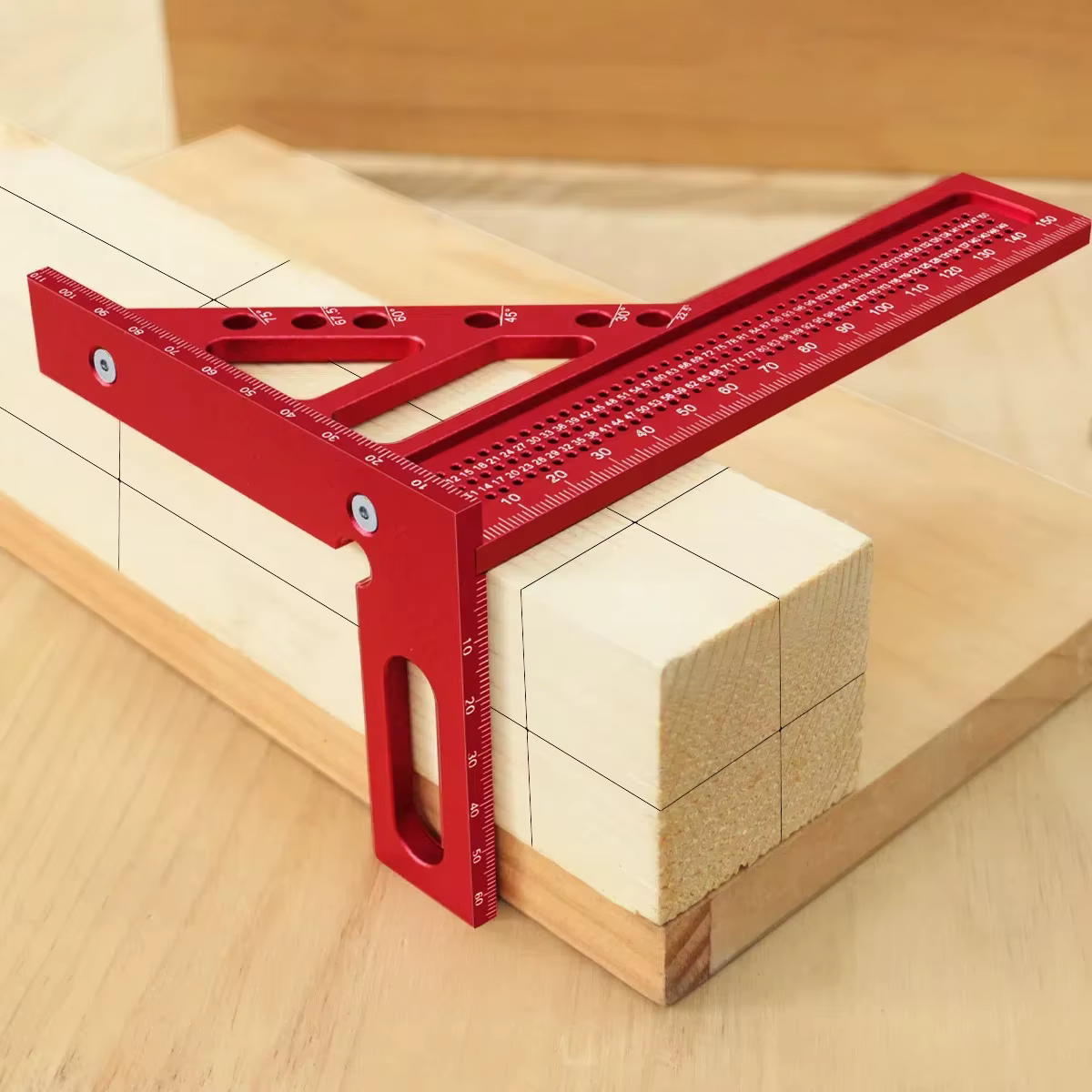 Règle de mesure 3D en alliage d'aluminium