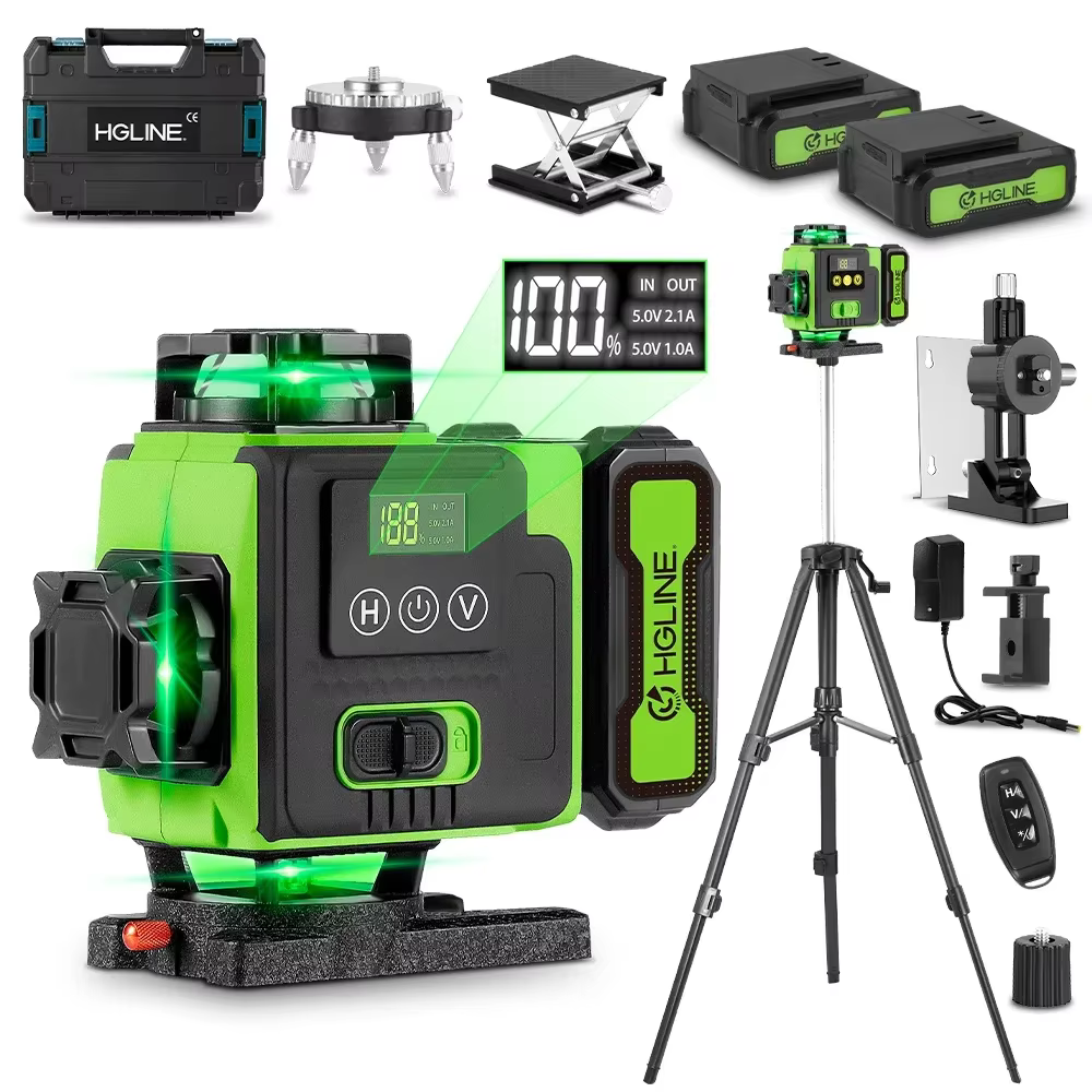 HGLINE 4D 16 lignes niveau laser auto-nivelant 360 °