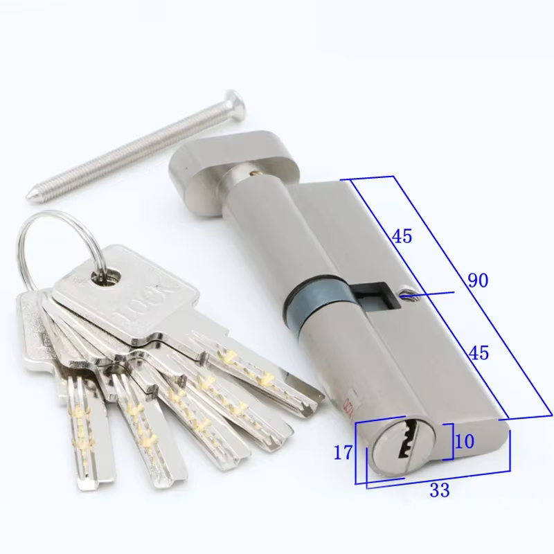 Cylindre de porte 55 60 65 70 75 80 85 90mm