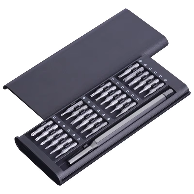 Kit de tournevis 25 en 1 avec embouts en plastique/aluminium