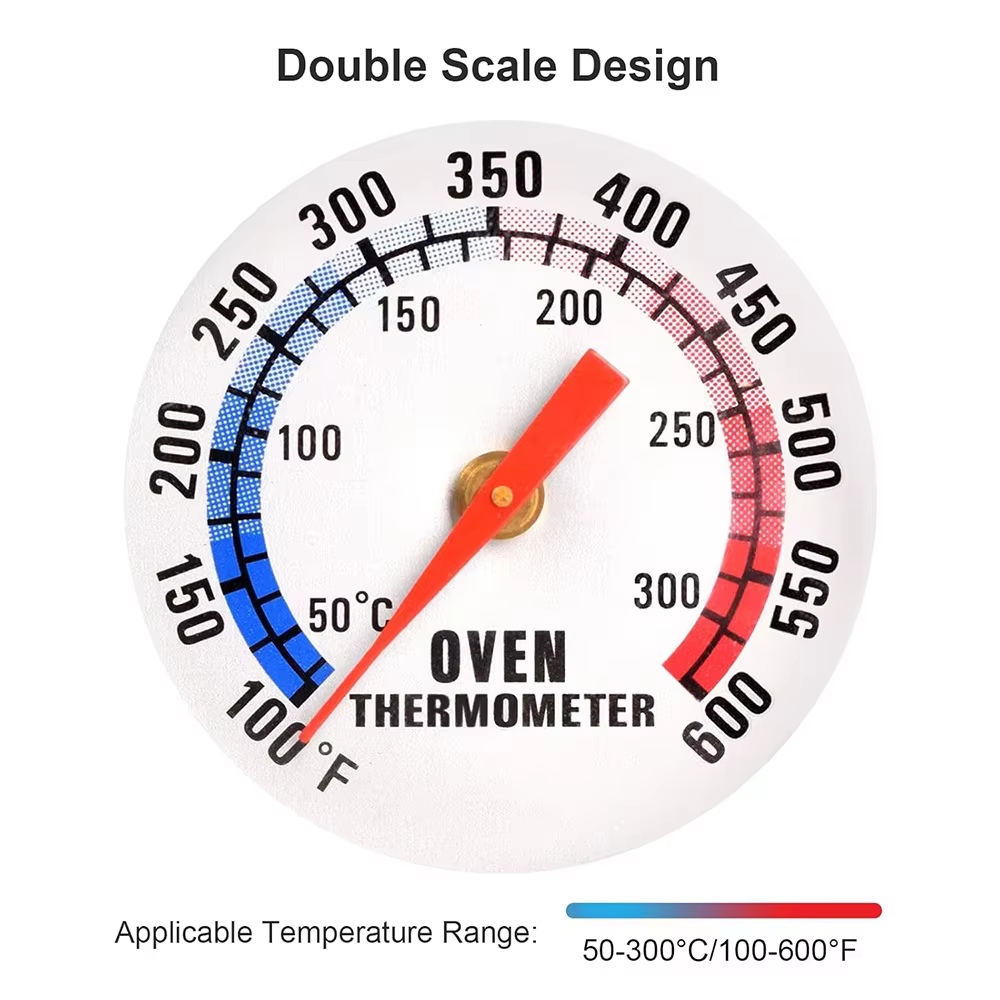 Thermomètre de four 50-300 ° C/100-600 °