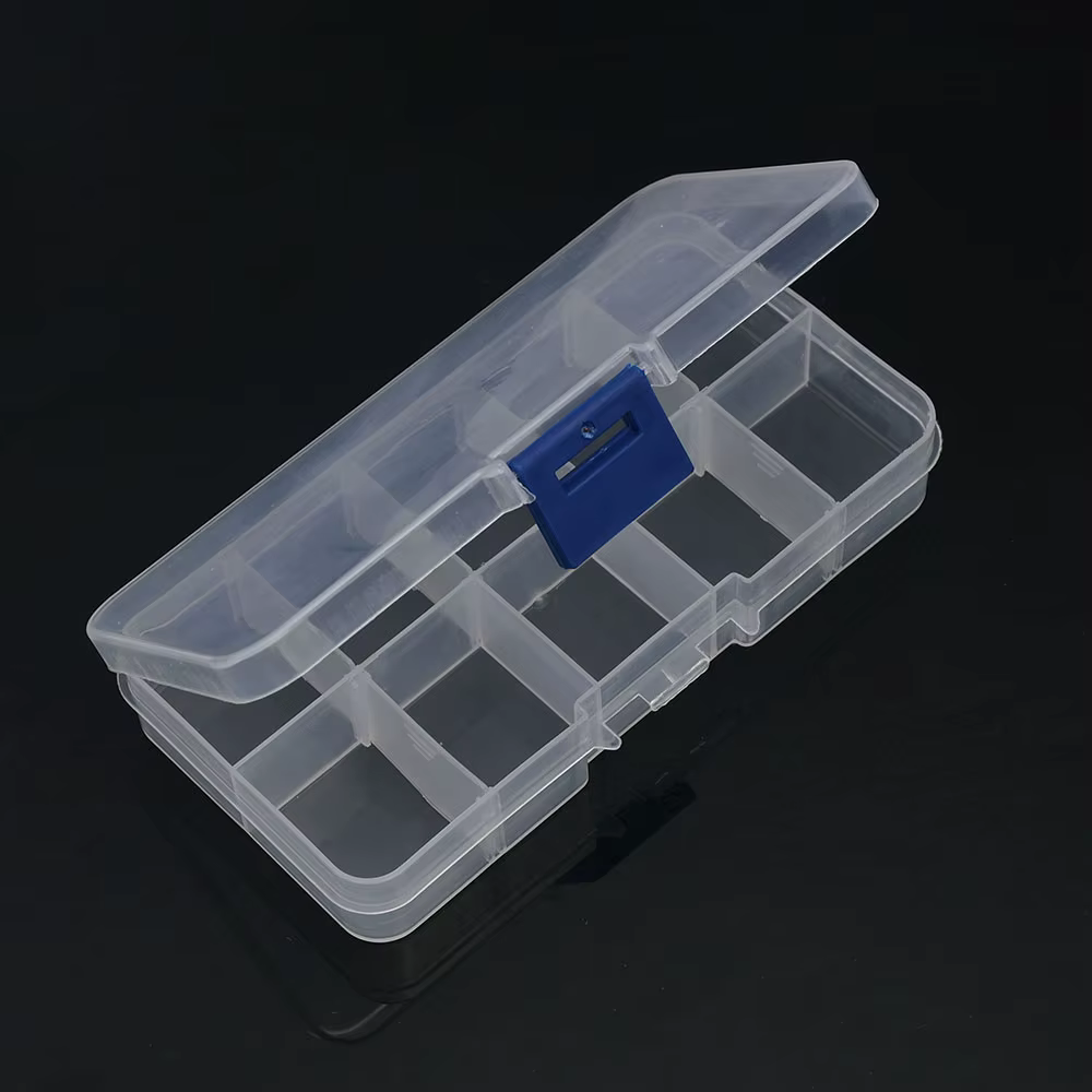 Boîte de rangement en plastique à 6 à 32 compartiments