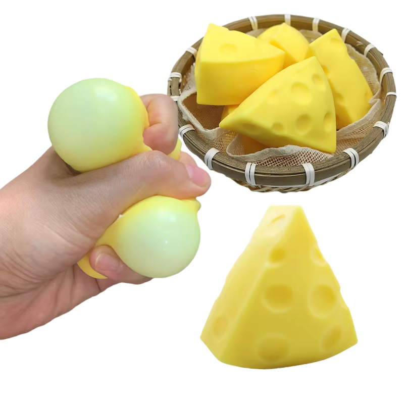 Jouet Squishy en forme de fromage
