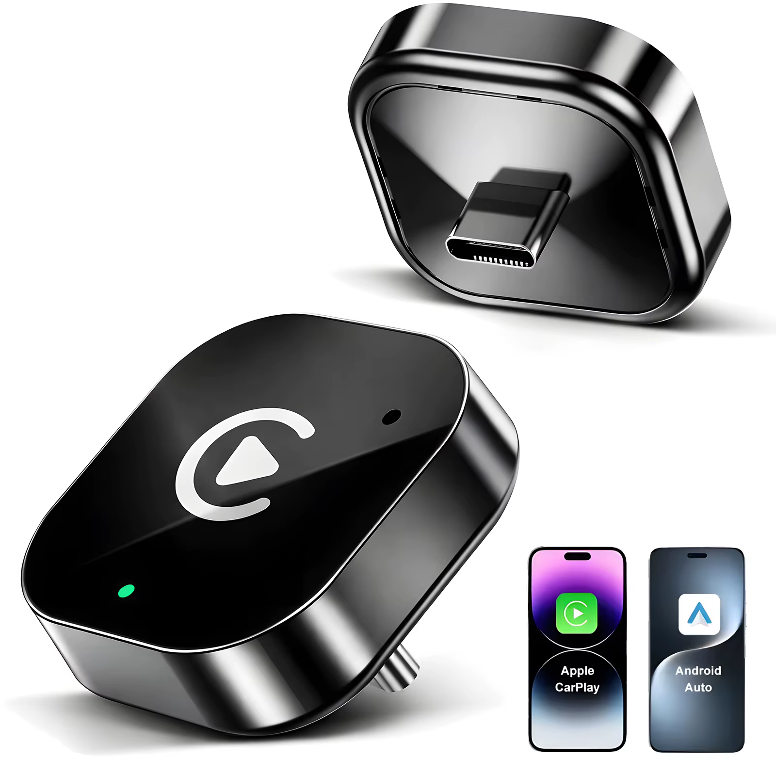 Adaptateur USB C sans fil CarPlay et Android Auto