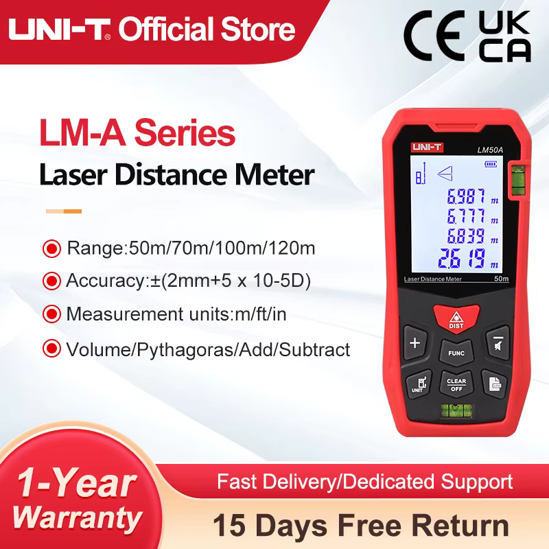 Télémètre Laser UNI-T LM50A LM70A LM100A LM120A