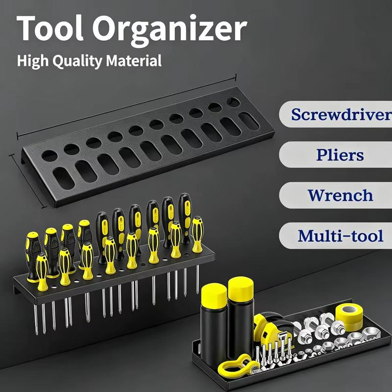 Support mural en acier robuste pour outils