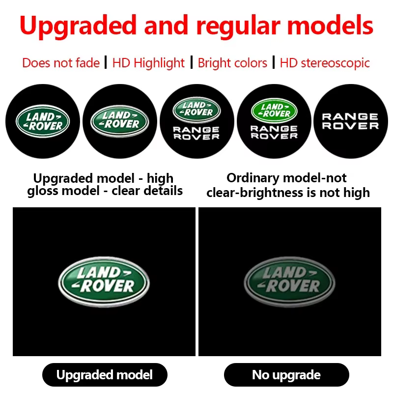 Projecteurs de logo LED pour portières de voiture Land Rover