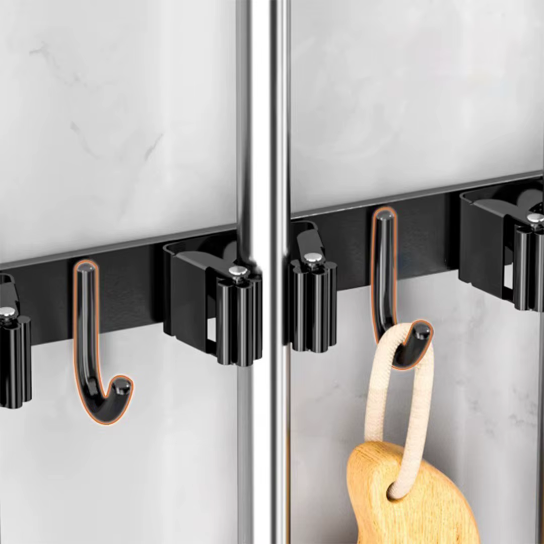 Support pour balai et serpillière ; Organisateur d'outils mural ; Porte-outils de jardin