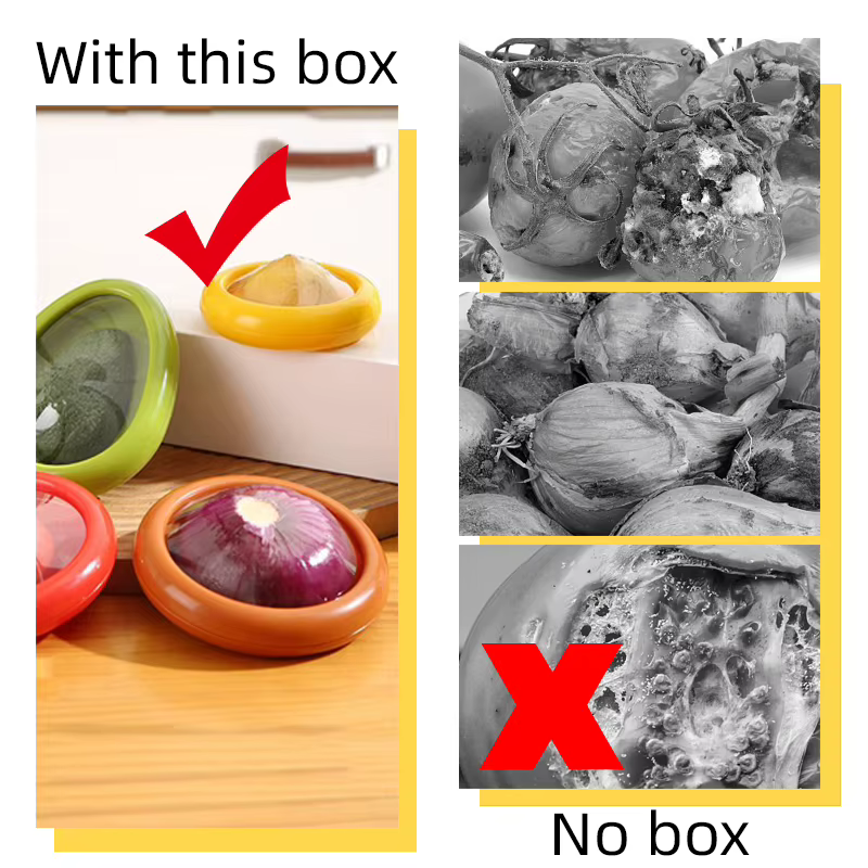 KEMORELA Boîte de conservation hermétique transparente réutilisable pour fruits et légumes