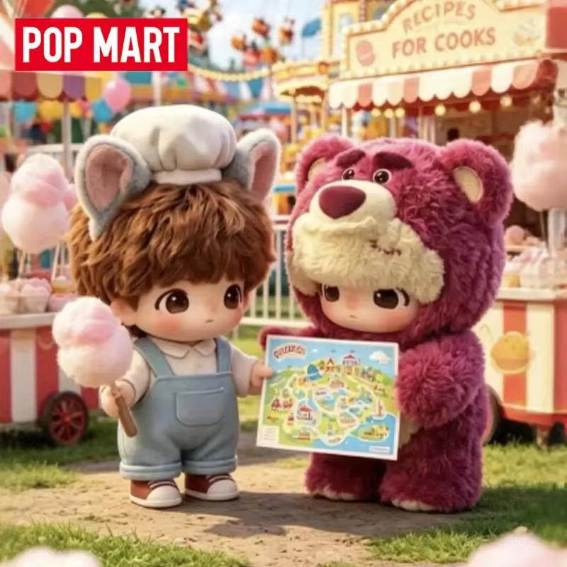 POP MART DIMOO WORLD Série PIXAR Pendentif en vinyle et peluche Boîte mystère authentique