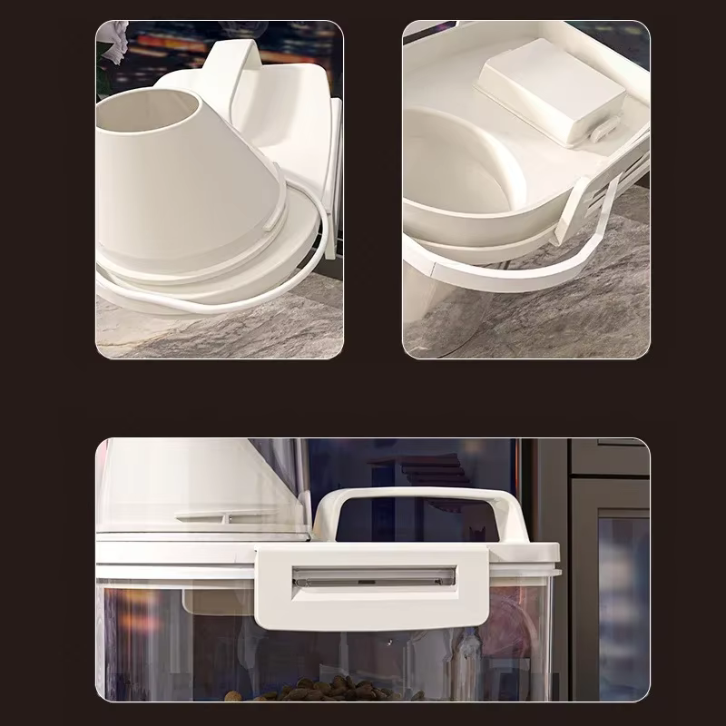 Boîte de rangement scellée pour aliments pour animaux de compagnie