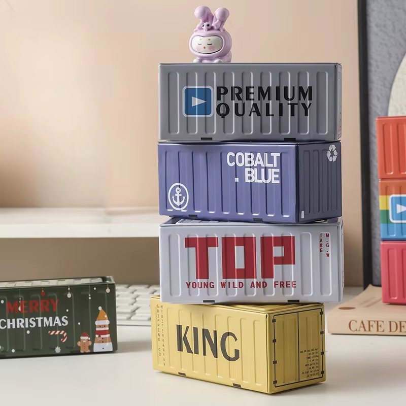 Boîte de rangement de conteneur créatif