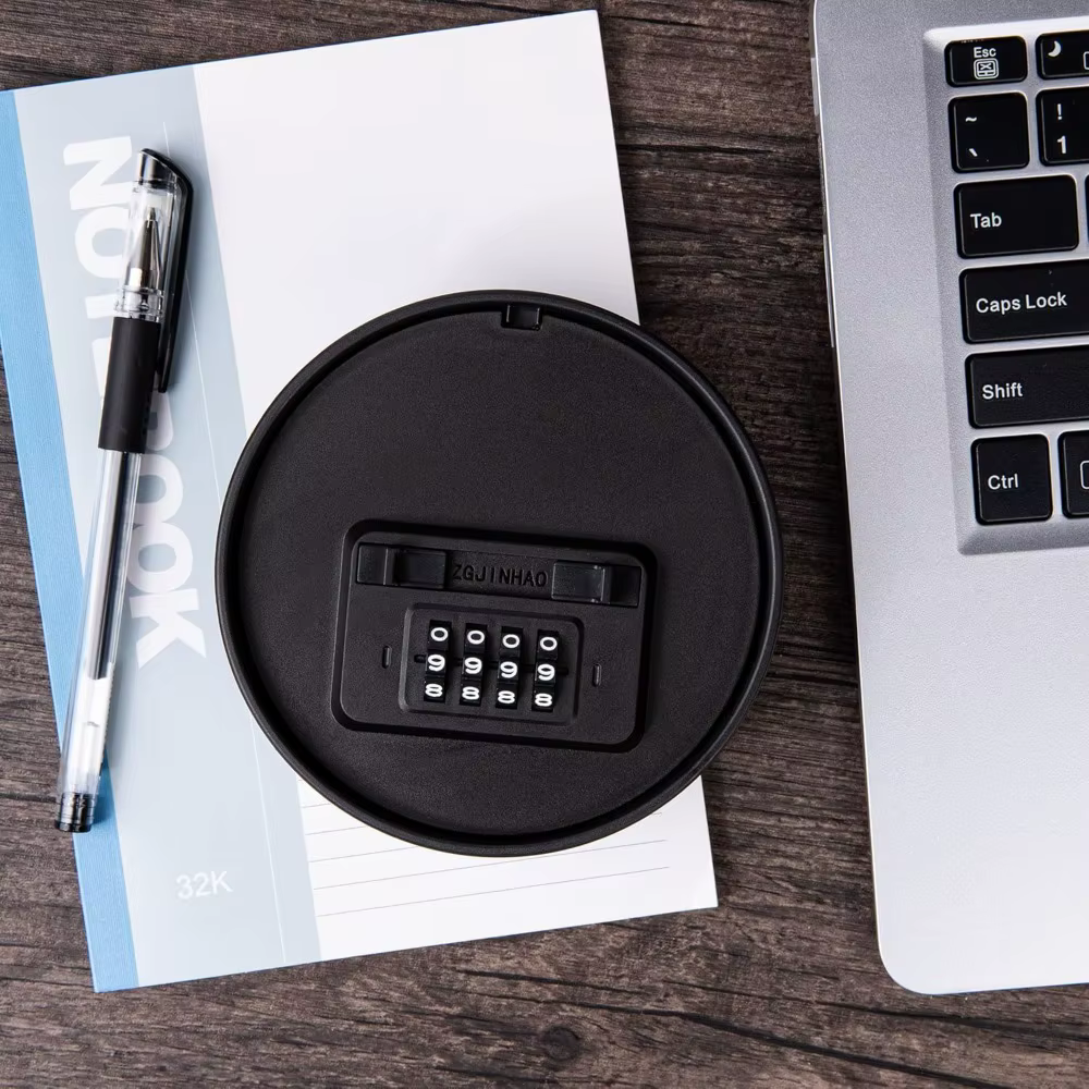 Boîte de verrouillage à clé avec rangement Secret