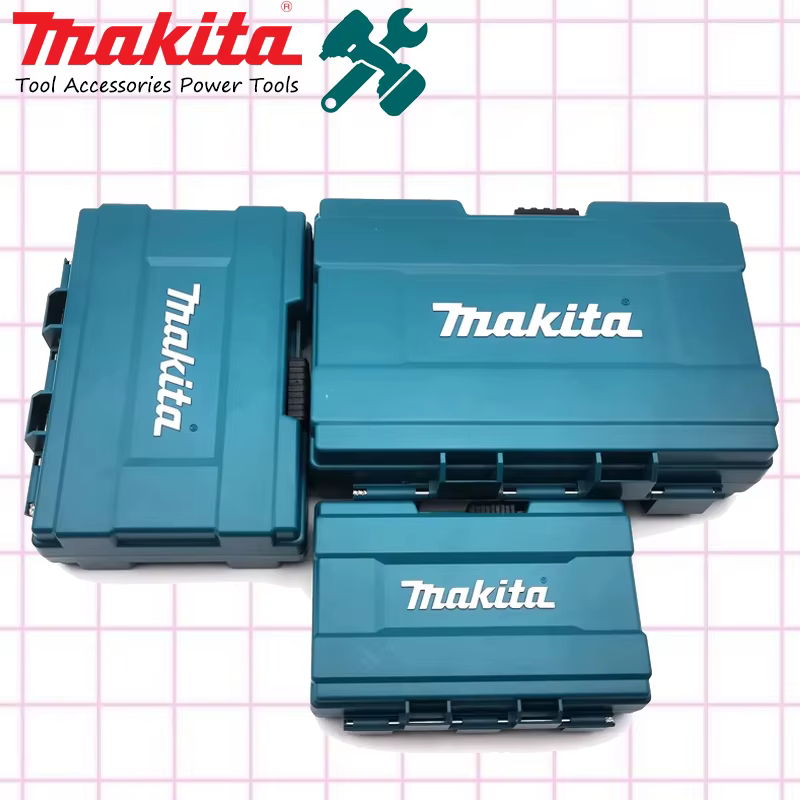 Makita Original outil accessoires boîte de rangement forets vis aimant douille pièces de quincaillerie Style maison Portable petit étui