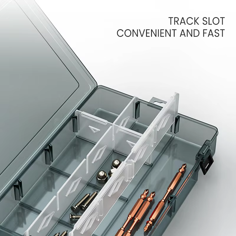 Boîte à outils de stockage de pièces multifonctionnelles