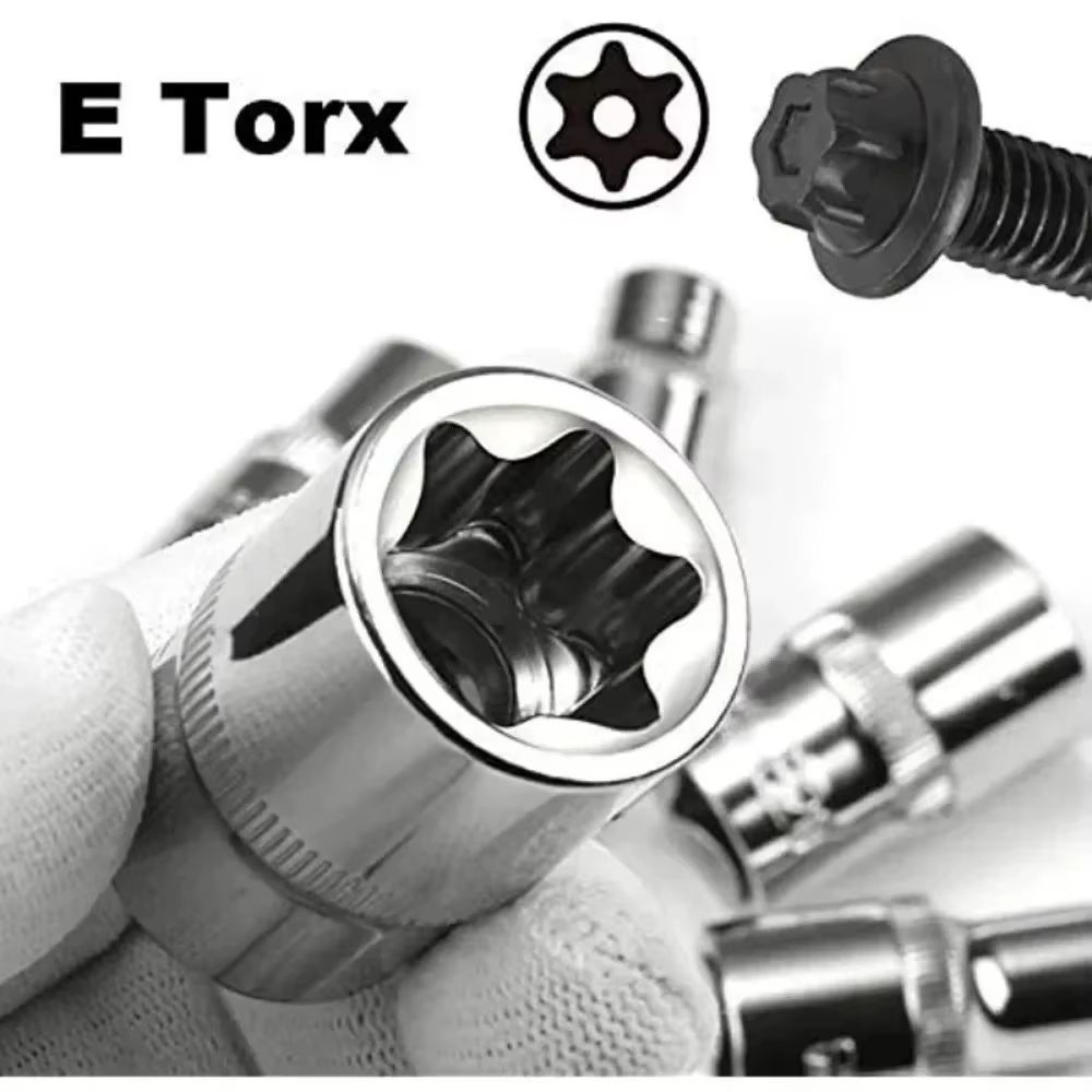 Jeu de douilles Torx et E-Torx
