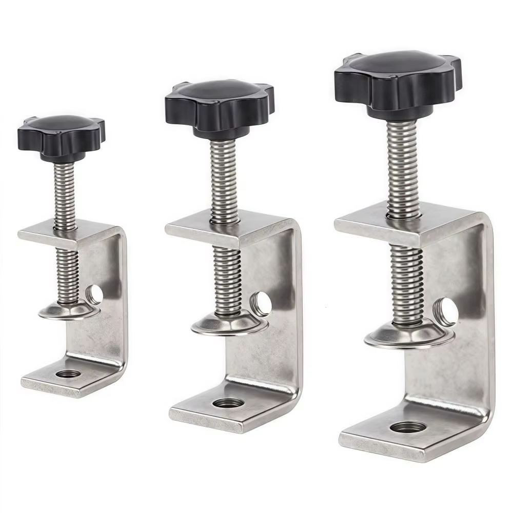 Pince en C réglable en acier inoxydable 304