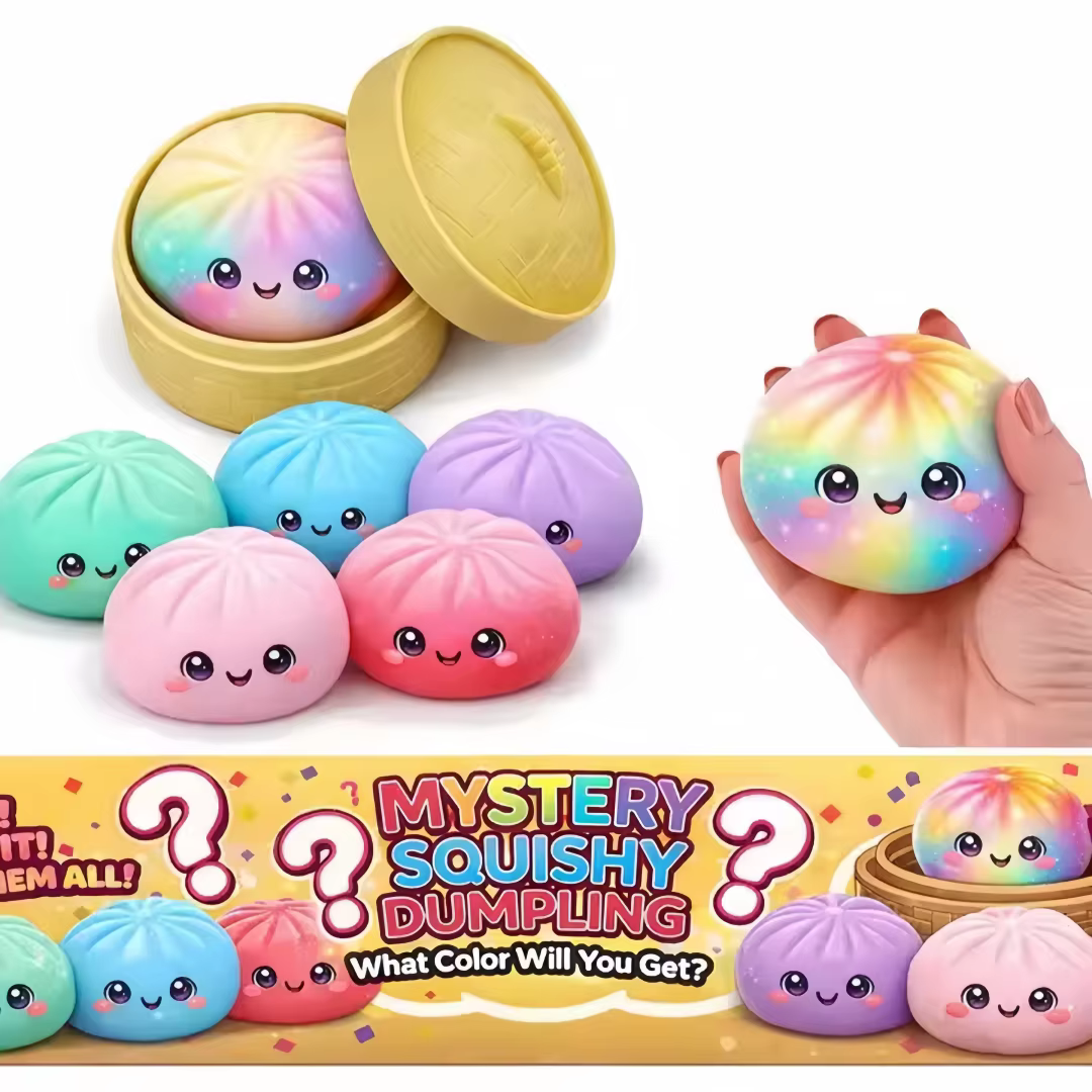 Bun Blind Box : Balles anti-stress douces et colorées