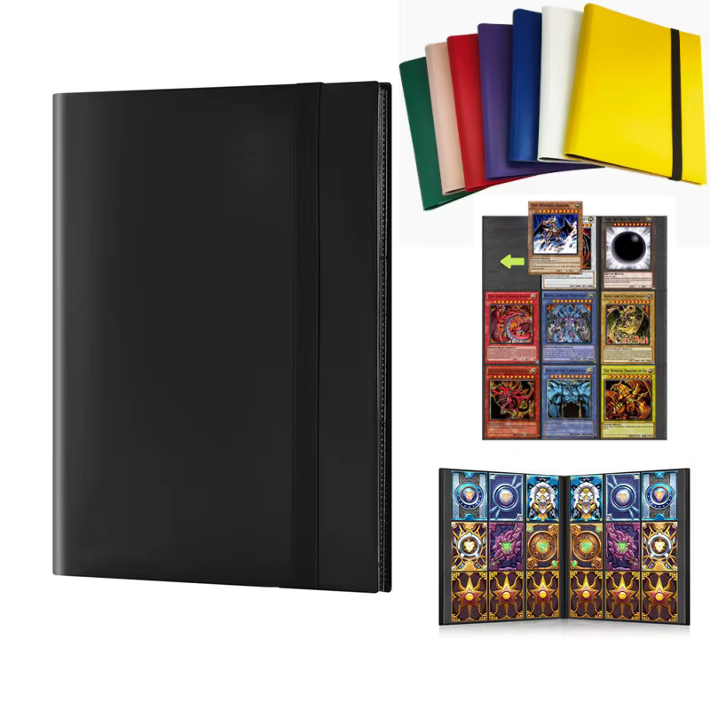 Classeur de cartes à collectionner à 4/9/12 pochettes - Contient 160-540