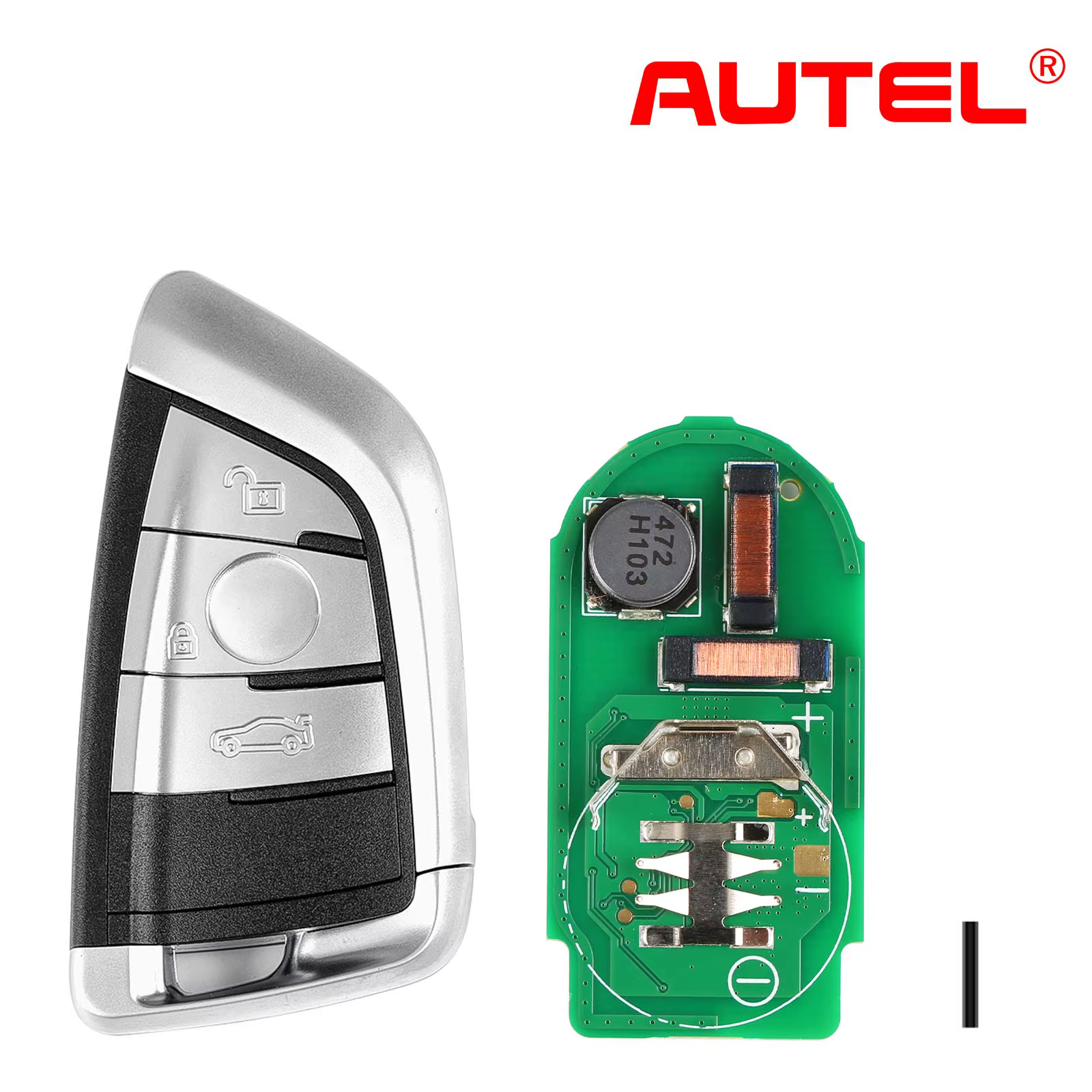 Clé Autel Razor Style IKEYBW003AL IKEYBW004AL pour BMW 3 4 boutons clé universelle intelligente fonctionnant avec programmeur de clé MaxiIM KM100 E