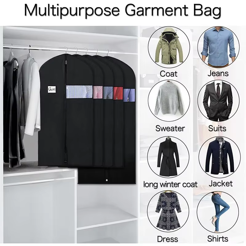 Housse de protection anti-poussière pour garde-robe