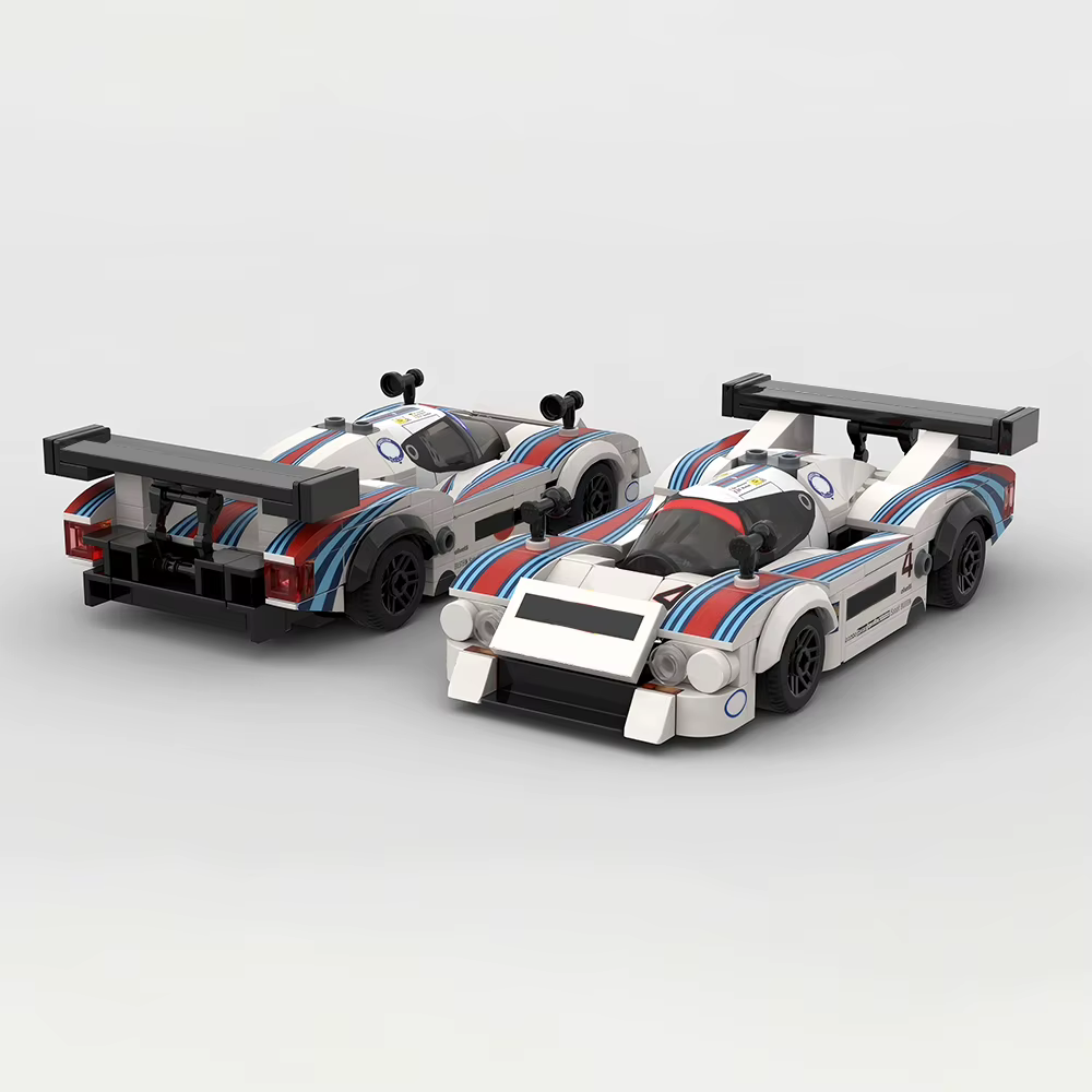 Nouveau modèle de voiture de course Lancia LC2 Martini pour la 24h de Le Mans