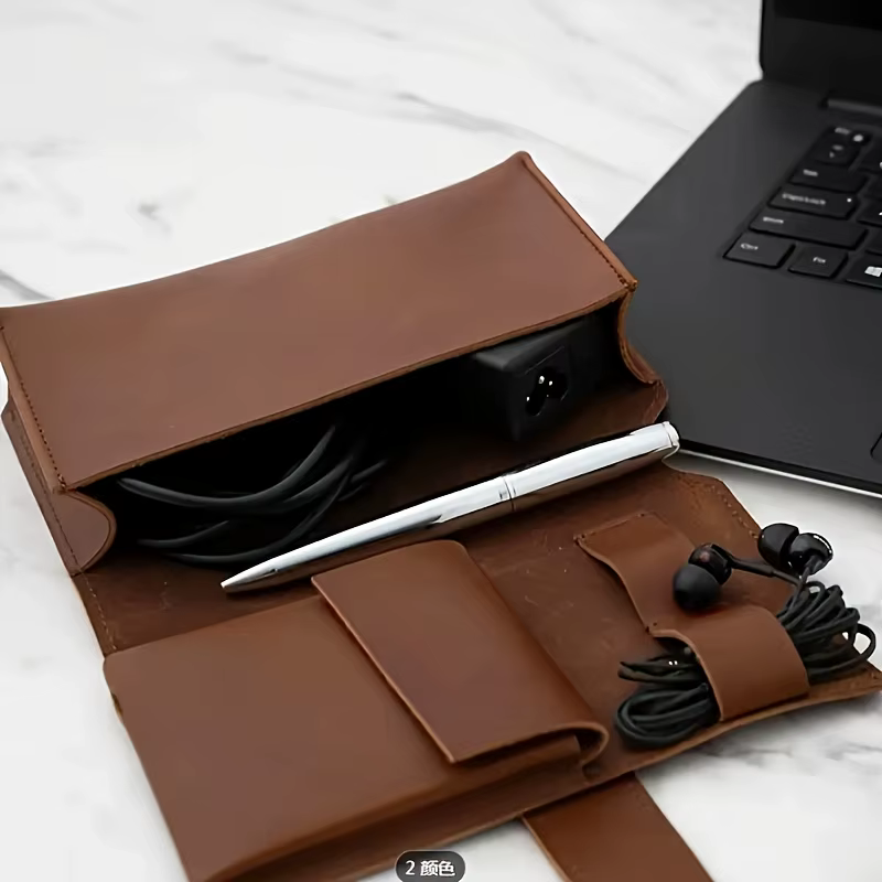 Boîte de rangement multi-compartiments - Organisateur de voyage portable pour câbles