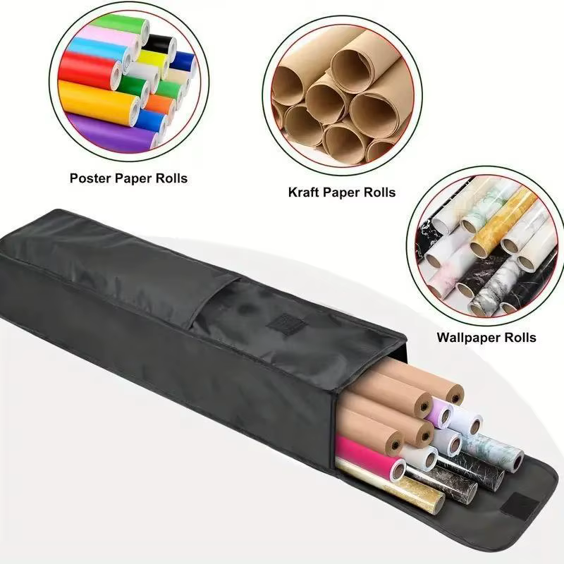 Sac de rangement en tissu Oxford grande capacité pour papier d'emballage