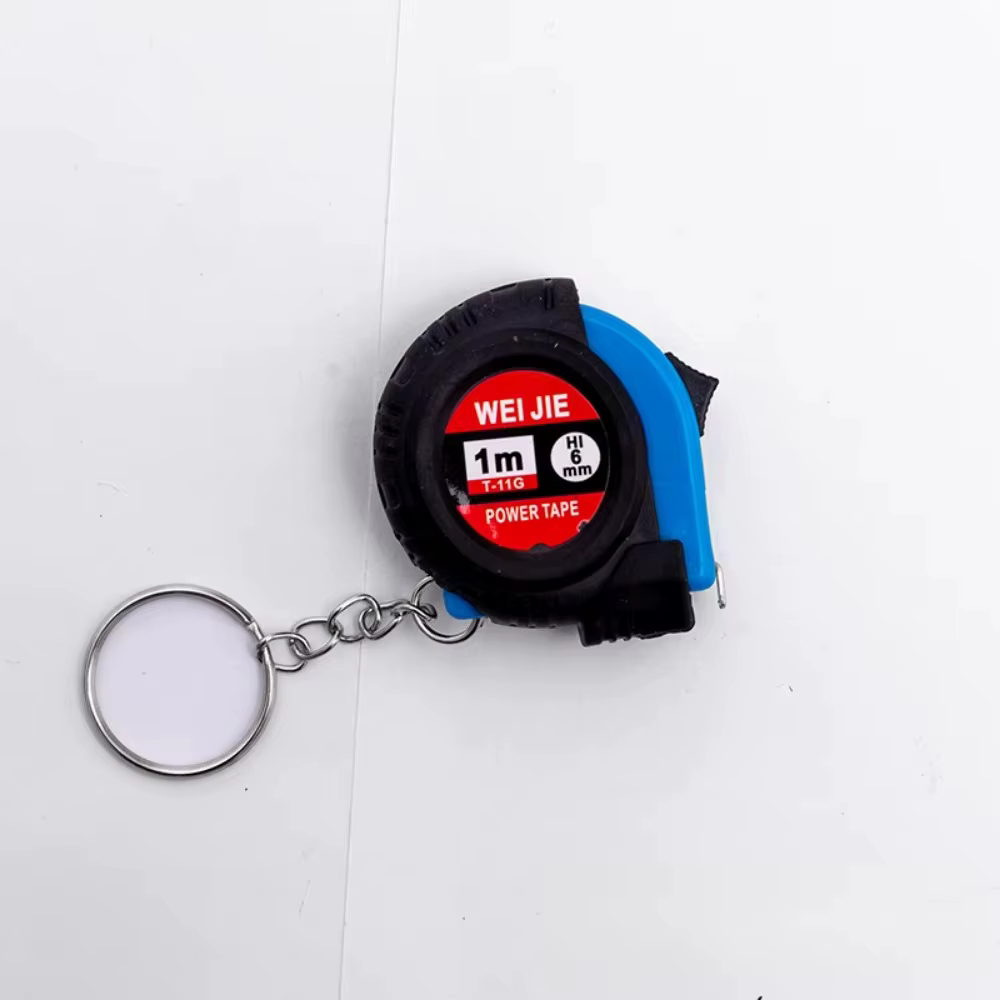 1 mètre mesure créative Mini ruban porte-clés rétractable