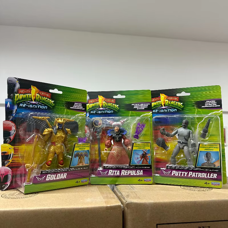 Figurines Mighty Morphin Power Rangers Re-Ignition Auto-Morphin Rita Repulsa Goldar Putty Patroller