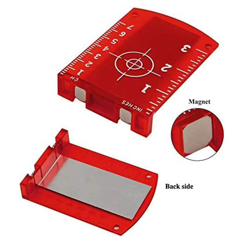 Plaque de carte cible laser 10cm x 7cm