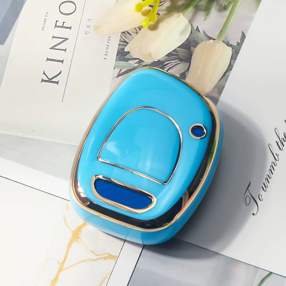 KEYYOU nouveau 1 boutons pour Renault Twingo Clio Kangoo maître symbole Protection porte-clés TPU voiture clé housse coque accessoires