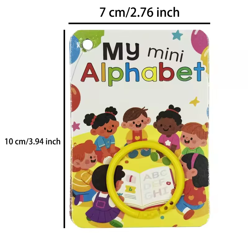 1 livre de cartes d'apprentissage A-Z pour enfants
