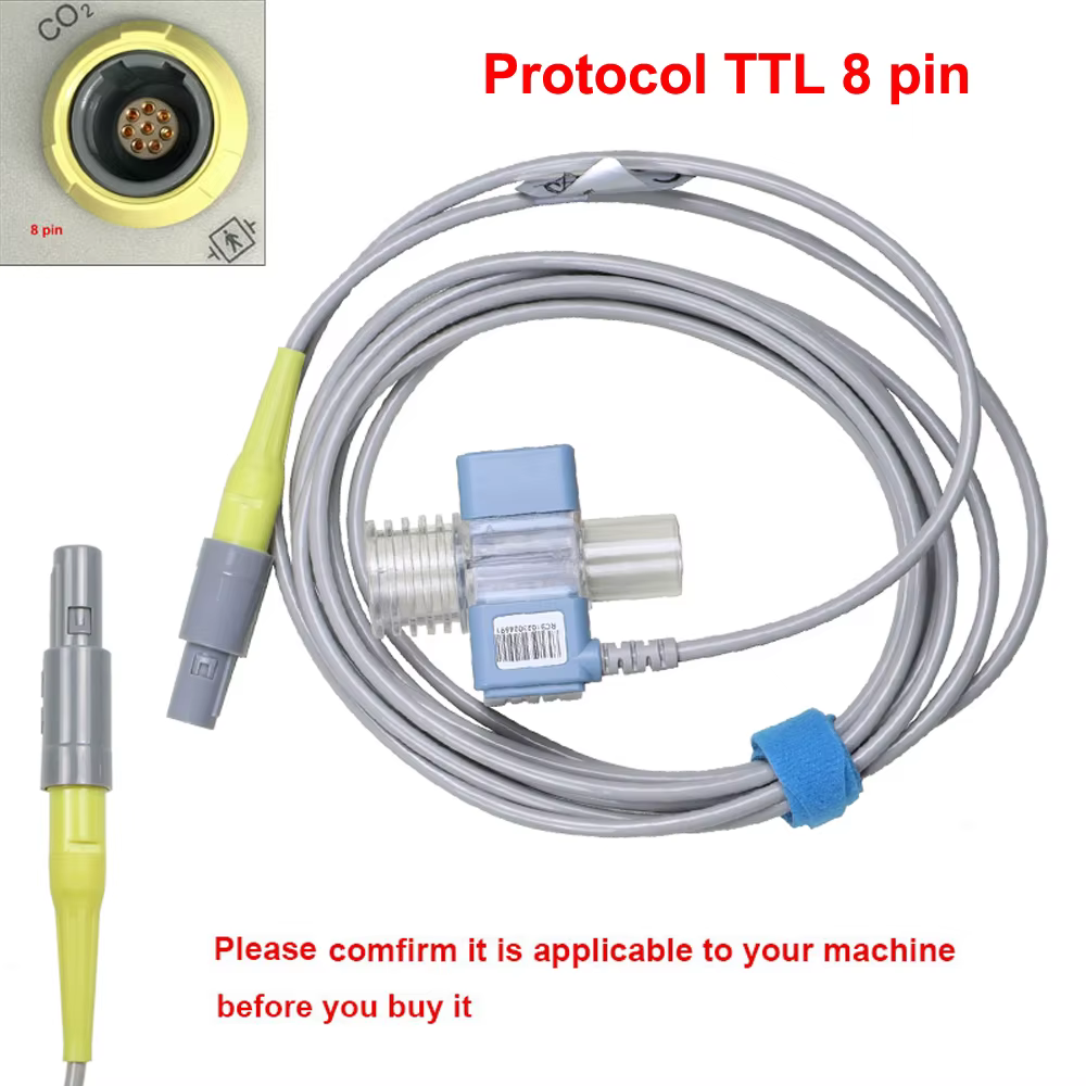 Capteur de Capnographie Principale CO2-M02 EtCO2 Modulaire pour CMS6000 CMS8000 CMS7000 CMS9200 Moniteur Patient