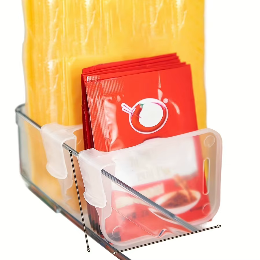 Panneau de séparation de rangement pour réfrigérateur domestique, diviseur de réfrigérateur, séparateurs de stockage, bouteille de cuisine, organisateur d'étagère, 4/8 pièces