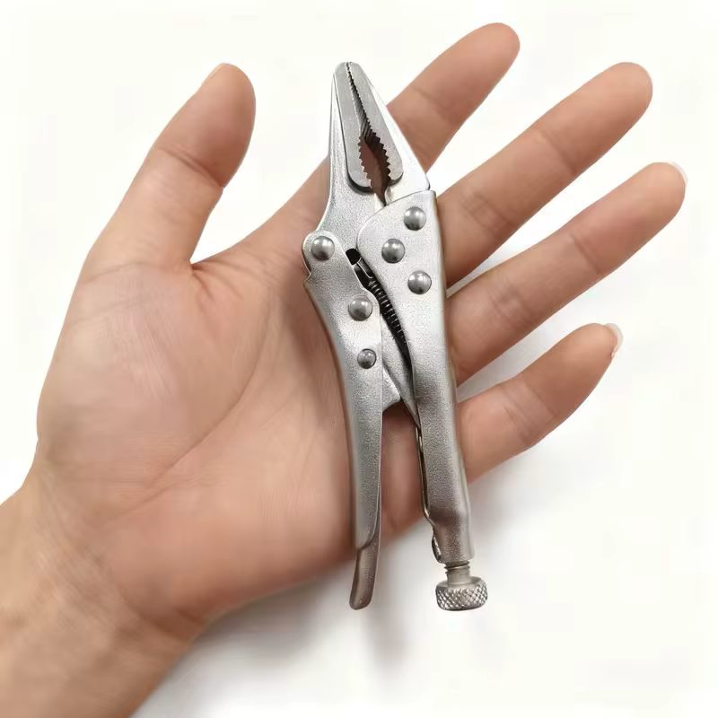 Pince à bec effilé mini robuste de 5 pouces - Hauteur réglable