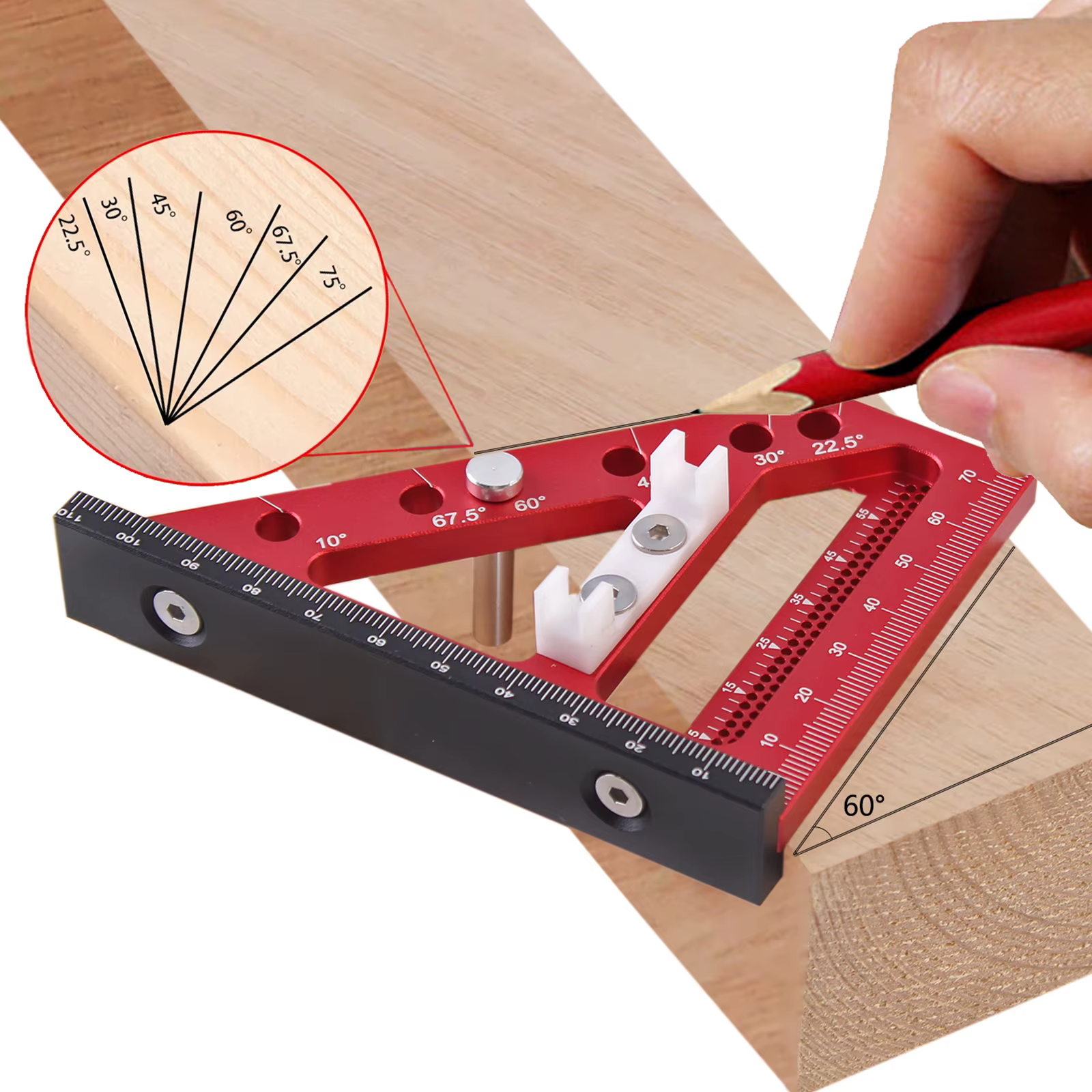 Règle de mesure multi-angle 3D