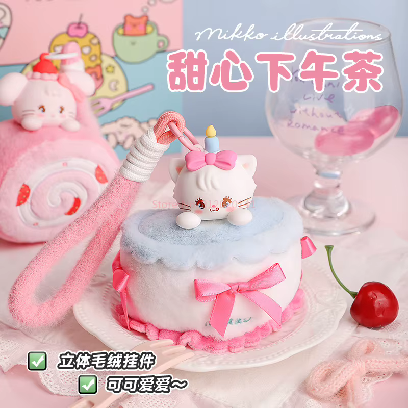 Authentique nouvelle série de thé de l'après-midi Mikko chérie boîte Surprise ornements pendants