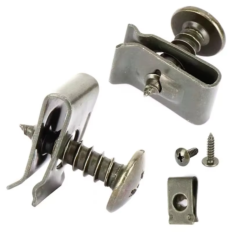 Jeu de Clips à vis métalliques pour voiture