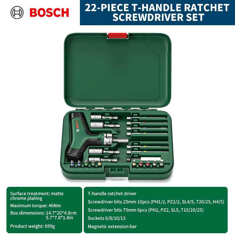 Jeu de tournevis à cliquet BOSCH