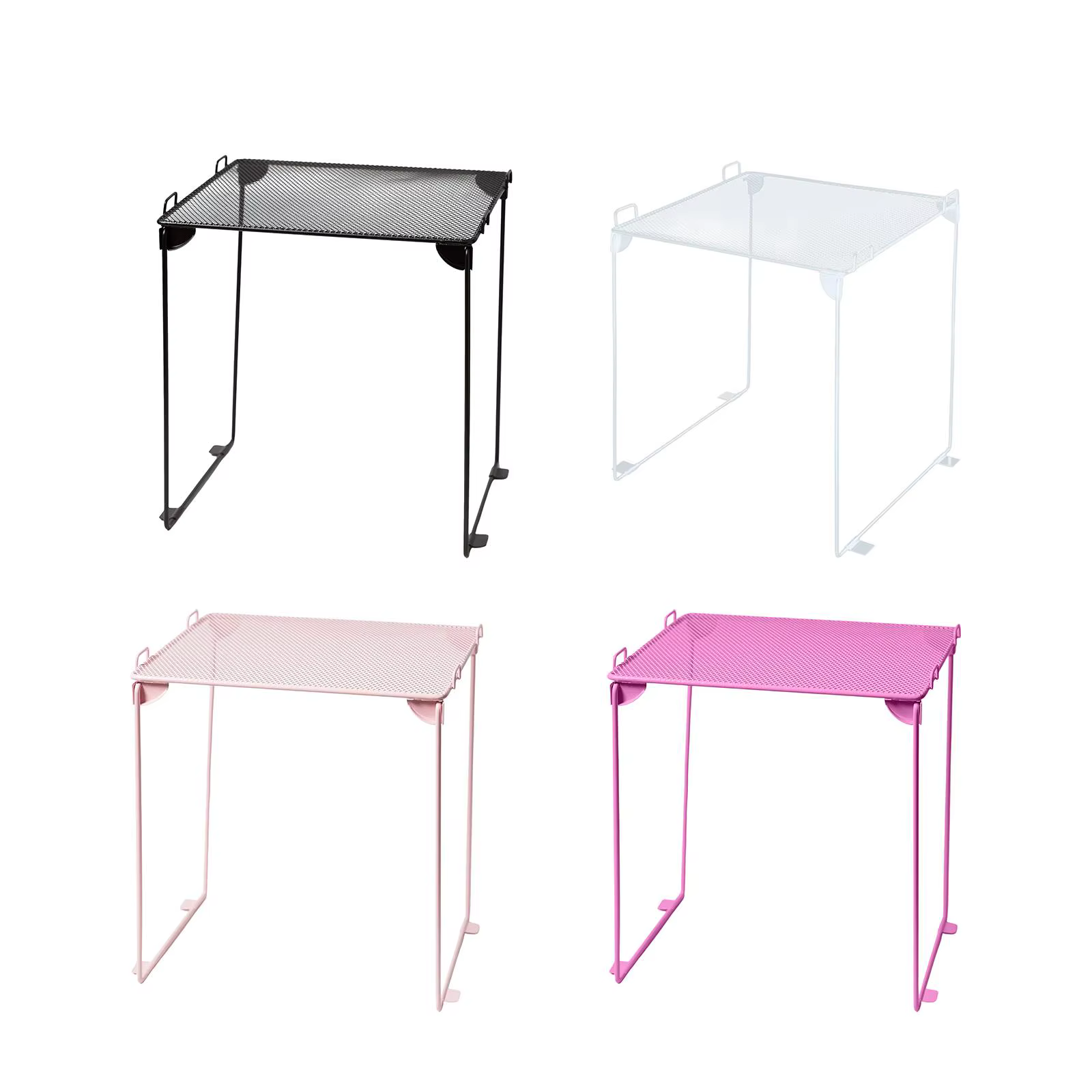 Étagère de rangement pliable en métal