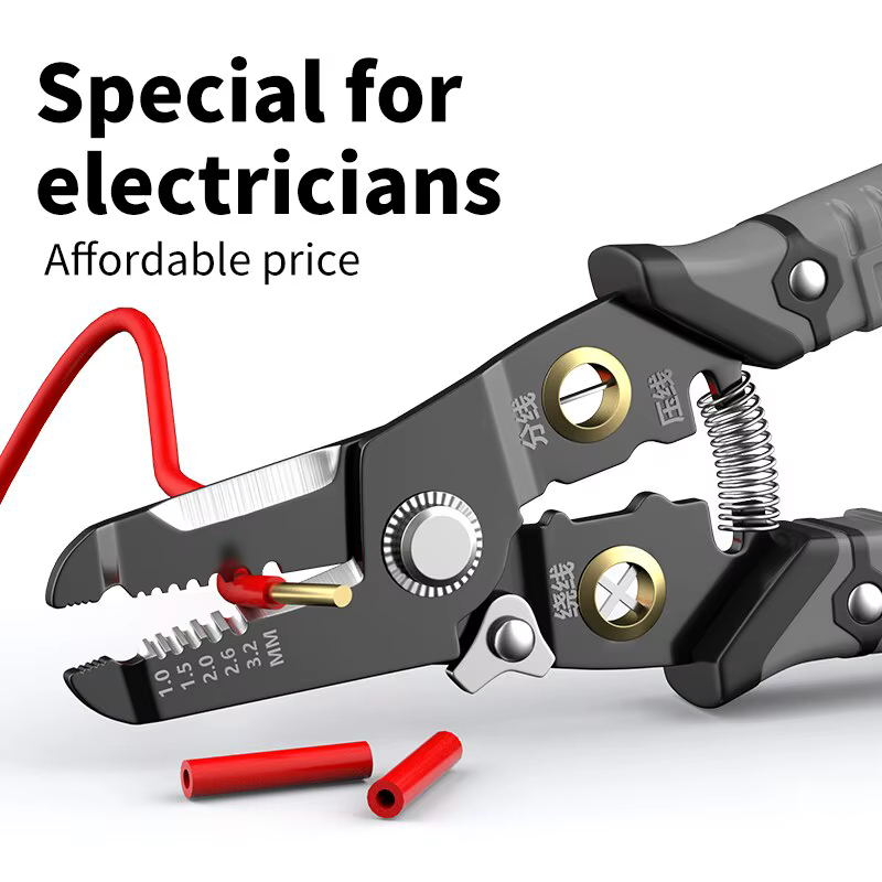 Améliorez votre boîte à outils avec cette pince à sertir et à dénuder les fils multifonctionnelle pour électricien!