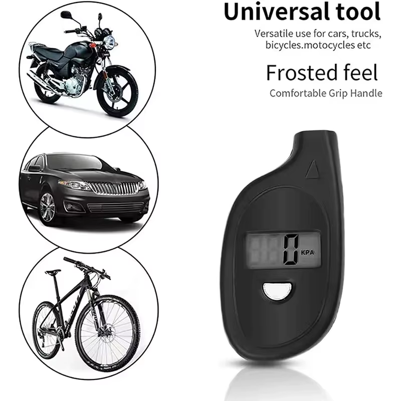 Manomètre de pression des pneus avec écran LCD numérique-testeur