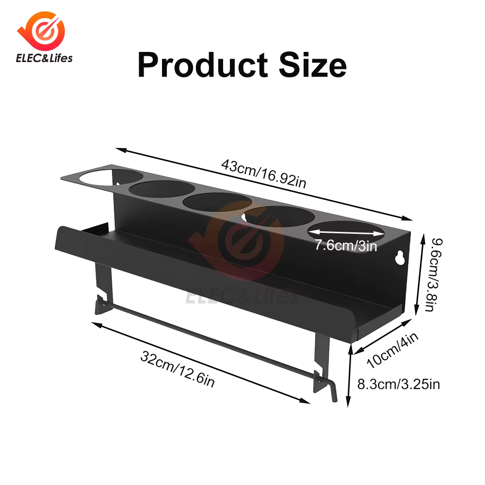 Supports de stockage de bouteilles muraux