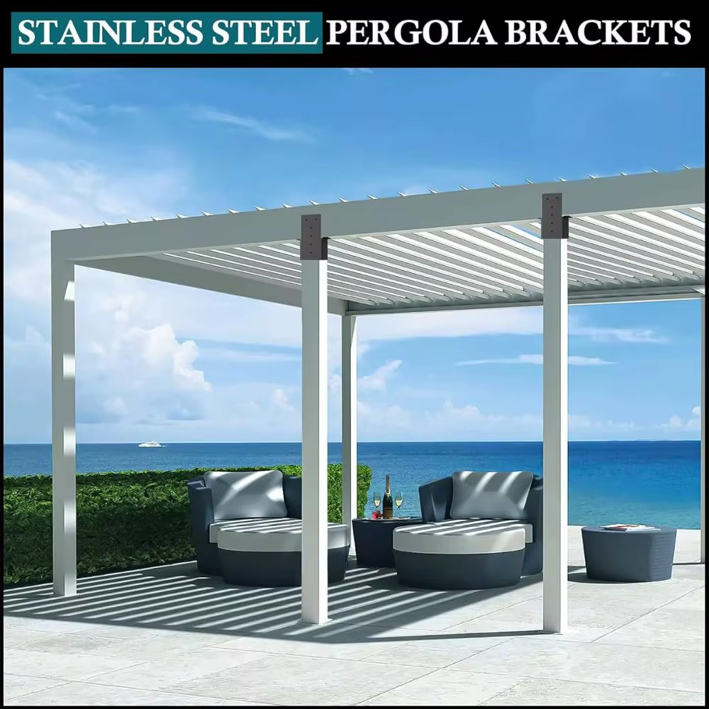Support de Pergola noir Durable