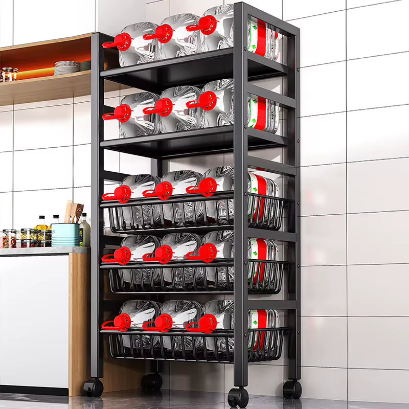 Étagères de cuisine multicouches