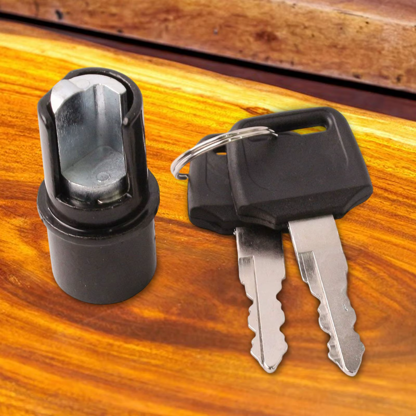 Serrure pour lit de camion enroulable