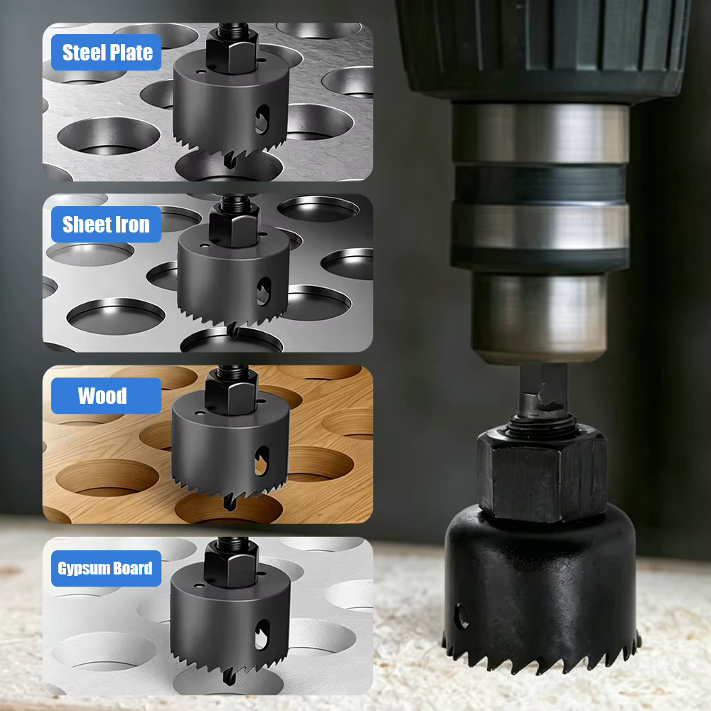 Kit de scies cloches pour bois 19-152 mm