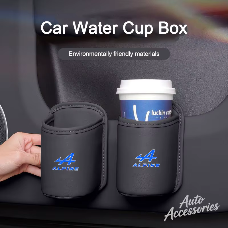 Boîte à eau en cuir pour voiture